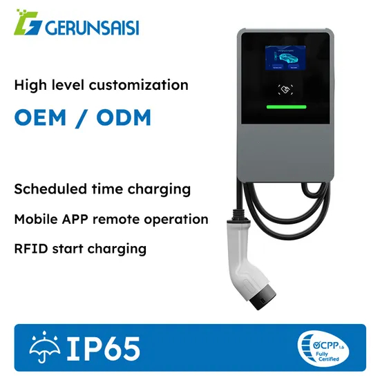 Estación de carga de CA EV para uso doméstico/comercial con tarjeta WiFi/APP/RFID