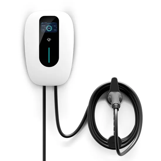 Estación de carga EV Wallbox corriente monofásica ajustable con pantalla LCD