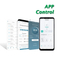Tipo comercial Wallbox del cargador EV de WiFi 4G del cargador EV del control elegante de la aplicación 1 48A EV con el informe de prueba de ETL