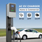 OEM 32A/ 7kw 1 fase Modo 3 Tipo de piso AC Cargador EV Cargador de coche eléctrico Estación Wallbox con pantalla de 4,3 '