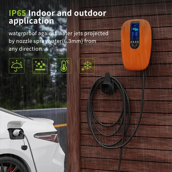 Cargador EV de equilibrio de energía doméstico al por mayor con pantalla grande con cargador EV de automóvil Ocpp