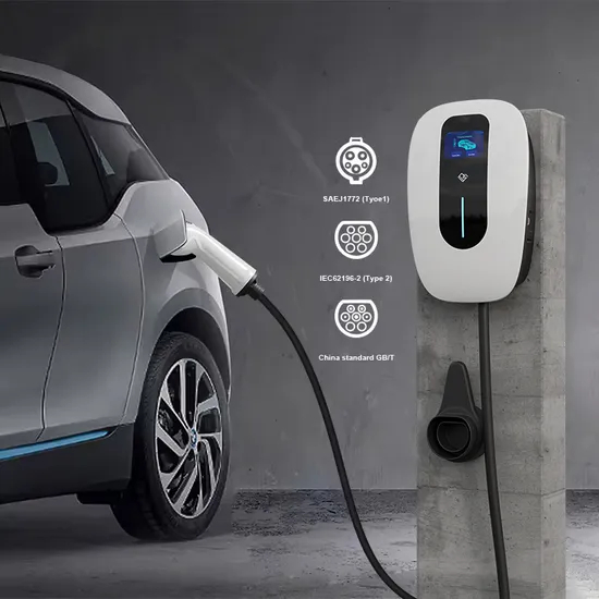 Venta caliente montaje en piso APP trifásico o tarjeta RFID AC 11kw Cargador rápido para el hogar EV con enchufe tipo 2