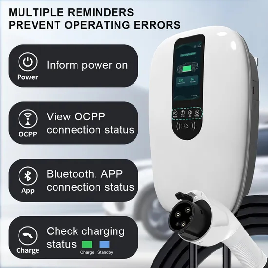 Estación de carga rápida EV del coche eléctrico IP65 del cargador EV 11kw