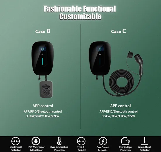 Cargador EV de 7 Kw con aplicación inteligente Estación de carga doméstica monofásica con cable