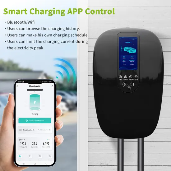 Estación de carga del cargador del coche del vehículo eléctrico del nivel 2 del tipo 1 de Smart EV Wallbox del uso en el hogar
