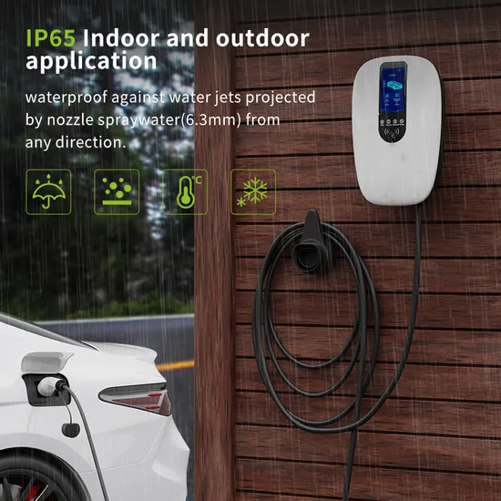 Estación de carga EV de protección contra fugas tipo 2 Wallbox AC+DC 7kw