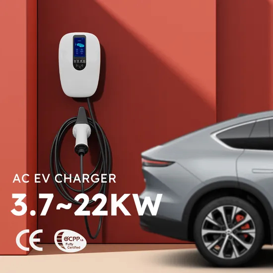 Estación de carga EV de protección contra fugas tipo 2 Wallbox AC+DC 7kw
