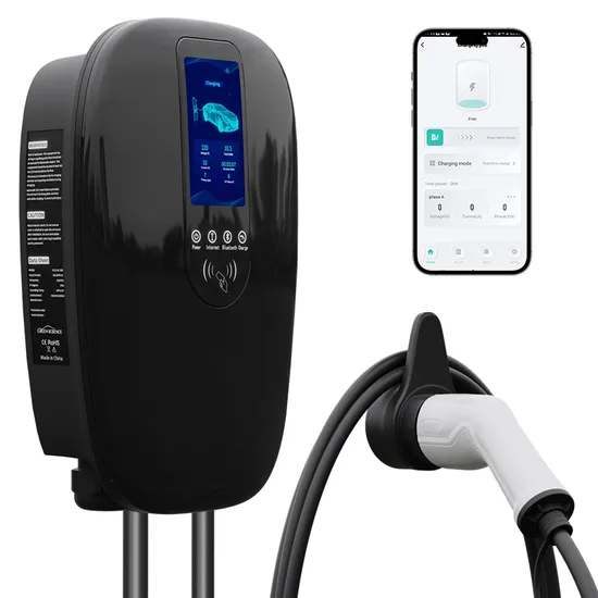 Estación de carga rápida para el hogar de CA Wallbox EV, estación de carga para coche eléctrico, 22kw