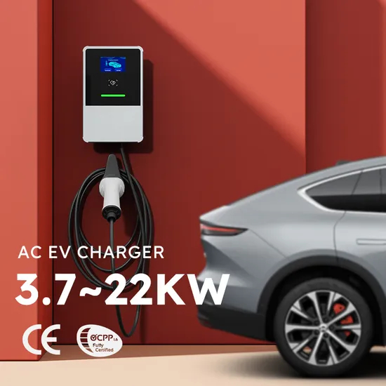 Control remoto uso doméstico inteligente 32 a 7kw caja de pared de energía Solar monofásica estación de carga EV con soporte para coche EV