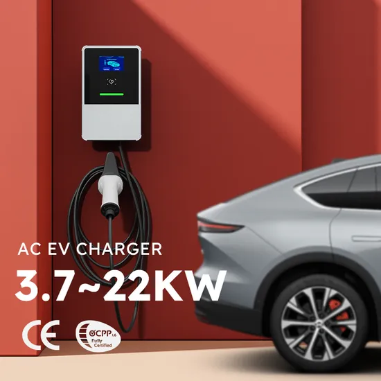 Control remoto uso doméstico inteligente 32 a 7kw caja de pared de energía Solar monofásica estación de carga EV con soporte para coche EV