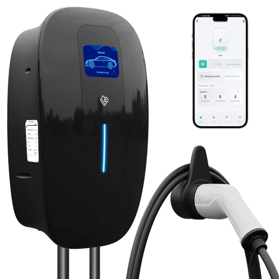 Estación de carga EV para coche eléctrico tipo 2 con cargador
