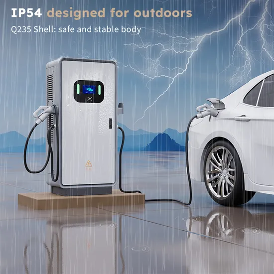 Cargador EV de CC de 160 kw con pantalla de 73 pulgadas para personalización de idiomas