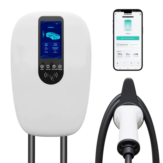 Tarjeta RFID/Control de APP Cargador EV tipo 2 CA 7kw/11kw/22kw con Dlb opcional