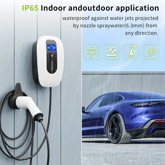 Nuevo diseño 22kw tipo 2 EV cargador Wallbox cargador de coche eléctrico tipo hogar con control de aplicación