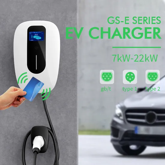 Estación de carga de vehículo eléctrico con cargador de coche RFID Type2 Wallbox EV