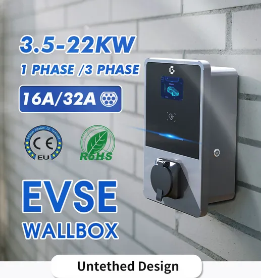 Estación de carga del cargador solar EV Caja del cargador EV