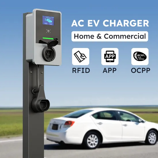 Cargador inteligente inalámbrico EV con tarjeta RFID/WiFi y control de aplicaciones