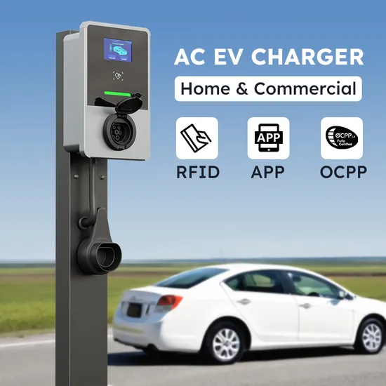 Cargador inteligente inalámbrico EV con tarjeta RFID/WiFi y control de aplicaciones