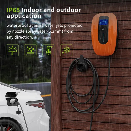 Cargador EV inteligente tipo 2/Gbt de 22kw con tarjeta WiFi/APP/RFID para uso doméstico