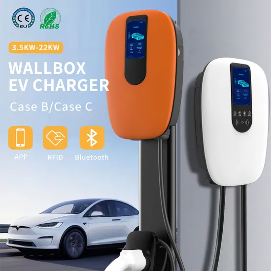 Estación de carga trifásica de 16A EV, cargador de batería EV tipo 2