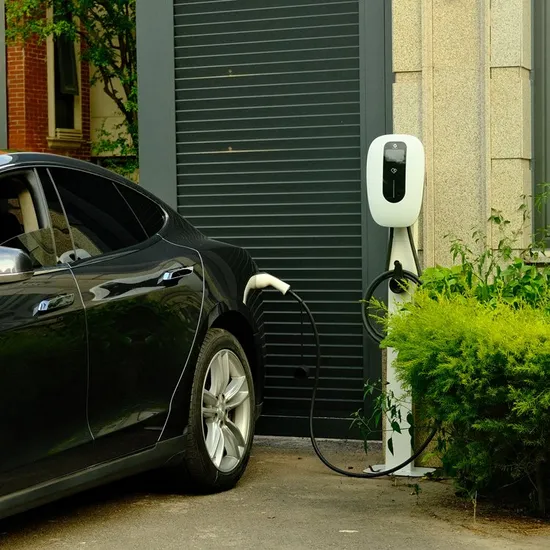 Estación de carga EV Wallbox corriente monofásica ajustable con pantalla LCD