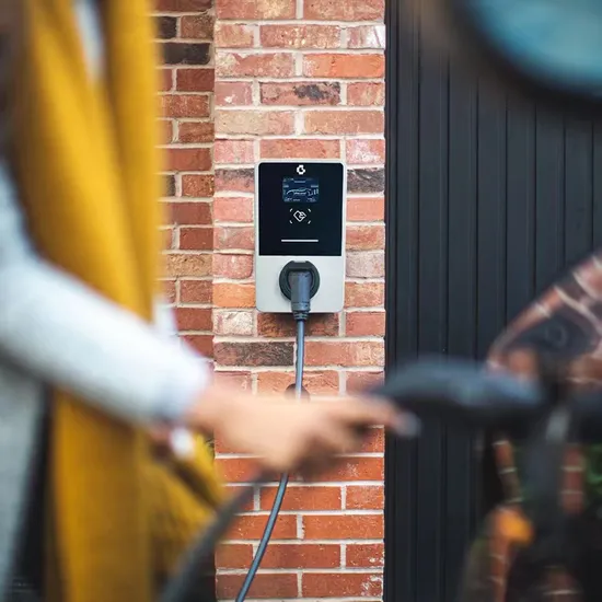 Cargador EV con estación de carga solar para coche Wallbox Chargeur EV con CE sin ataduras para el hogar y la calle