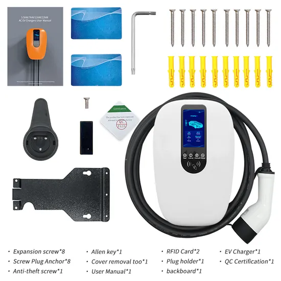 Estación de carga EV de protección contra fugas tipo 2 Wallbox AC+DC 7kw