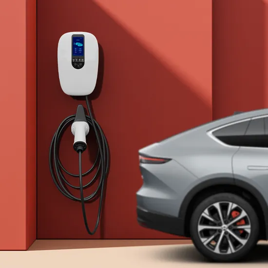 Nuevo diseño popular, cargador EV de 7kw, uso doméstico, estación de carga para coche eléctrico, cargador de coche EV montado en la pared
