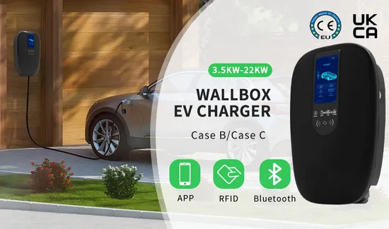 Estación de carga rápida para el hogar de CA Wallbox EV, estación de carga para coche eléctrico, 22kw