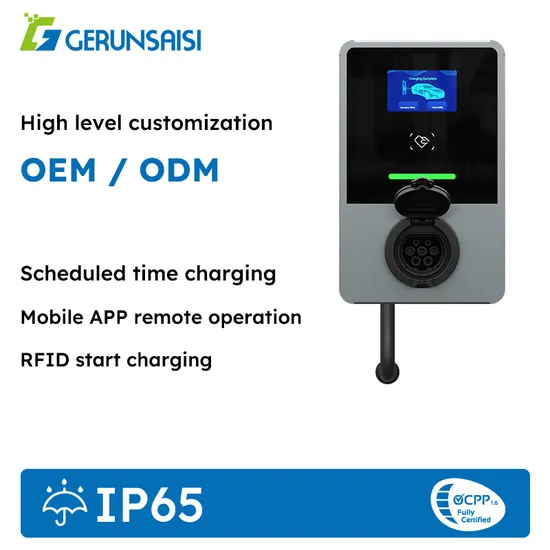 Cargador eléctrico inteligente EV Wallbox Home con WiFi/Bluetooth/tarjeta RFID/APP