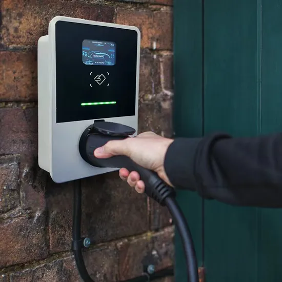 función montada en la pared de APP de la tarjeta RFID del aparato electrodoméstico elegante del cargador de la CA EV de la fábrica de 22kw 32A