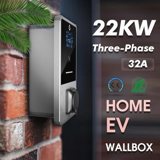 Estación de carga EV 22kw 32A estación Wallbox trifásica