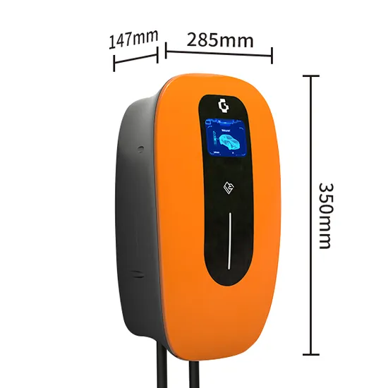 Tarjeta RFID, pantalla LCD 12 meses Estación de carga Cargador inteligente EV