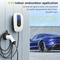 Ocpp 22 Kw AC Cargador EV Pila de carga en el hogar montada en el piso con Ocpp 1.6 opcional