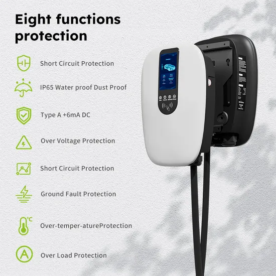 Wallbox comercial con cargador EV para automóviles Ocpp