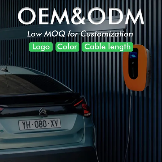 Estación de carga EV de coche eléctrico de nivel 2, cargadores EV de 22kw con equilibrio de carga dinámico