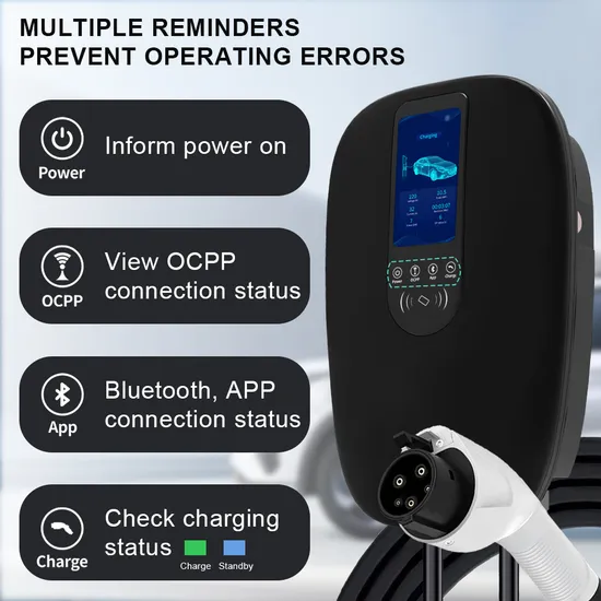 Cargador de vehículos eléctricos OEM 7kw 32A CCS Ocpp 1,6 WiFi 4G