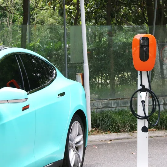 Estaciones de carga de CA EV de Ocpp con pantalla de 4,3 pulgadas para carga comercial montadas en el suelo