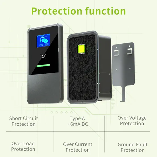 Montón de pared barato de la estación de carga del cargador de CA EV de 7kw 11kw 22kw