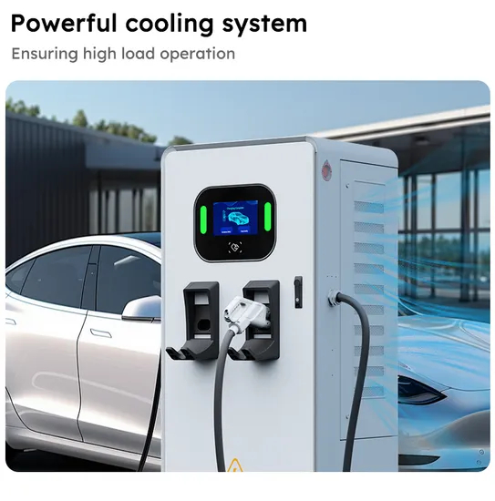 Comercio al por mayor 60kw/80kw/120kw/160kw/240kw Ocpp CCS Montaje en suelo Cargador rápido de vehículo eléctrico DC Coche EV
