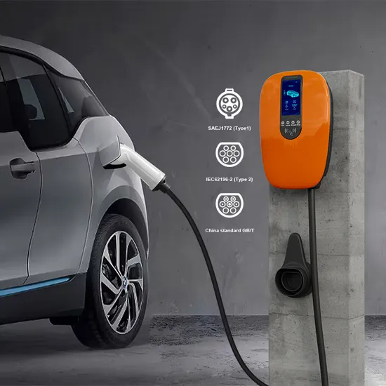 22kw AC Cargador EV Evse Tipo2 Estación de carga Wallbox con enchufe Ocpp