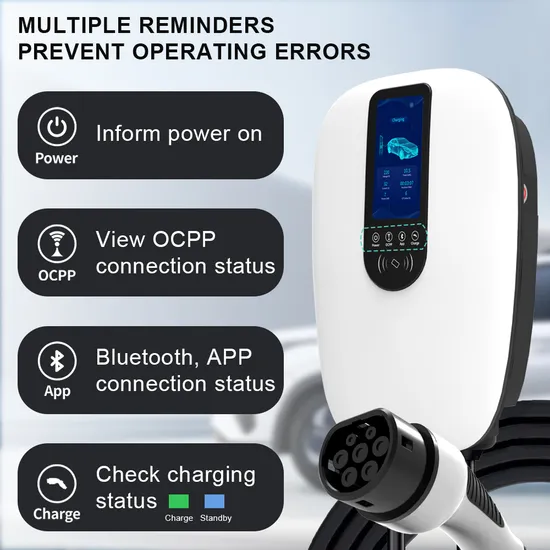 Estaciones de carga montadas en la pared CA 220V monofásico 7kw cargador de coche doméstico para coches carga EV para carga pública 32A tipo 2