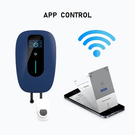 Modo 3 1 fase 7kw Ocpp 1,6 WiFi cargador inteligente EV con equilibrio de carga para el hogar