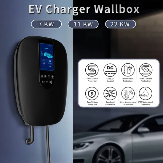 400V 3 Fase EV Fuente de alimentación de batería Cargador de coche Ocpp1.6j con CE