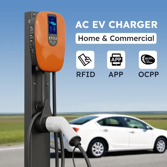 2024 Nueva versión de pantalla del cargador EV tipo 2 32A 22kw