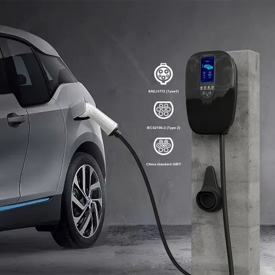 Cargador de coche Evse de 220V para todos los vehículos eléctricos con funciones de tarjeta WiFi/APP/RFID