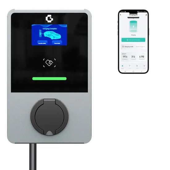 Cargador inteligente inalámbrico EV con tarjeta RFID/WiFi y control de aplicaciones