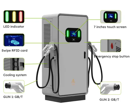 Cargador EV de 120 kw CC con pantalla de 55 pulgadas