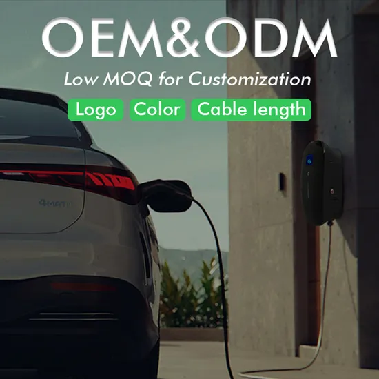 Estación de carga de vehículo eléctrico con cargador de coche RFID Type2 Wallbox EV