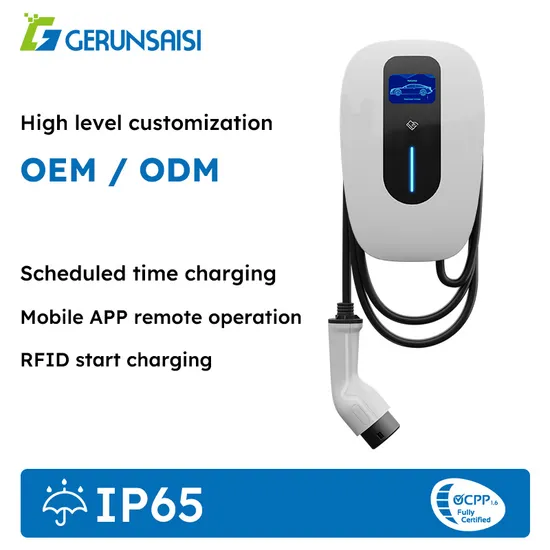 Estación de carga EV inteligente comercial de 22 kw con tarjeta Ocpp/APP/RFID